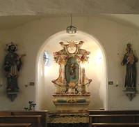 Hl. Nepomuk, Altarraum, Heilige Maria